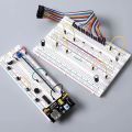 Develop Board 400 Tie Points Solderless Breadboard Mini Size Jumper Wires Protoboard Solderless Design Electronics Prototyping Circuit Board DIY Projects. 
