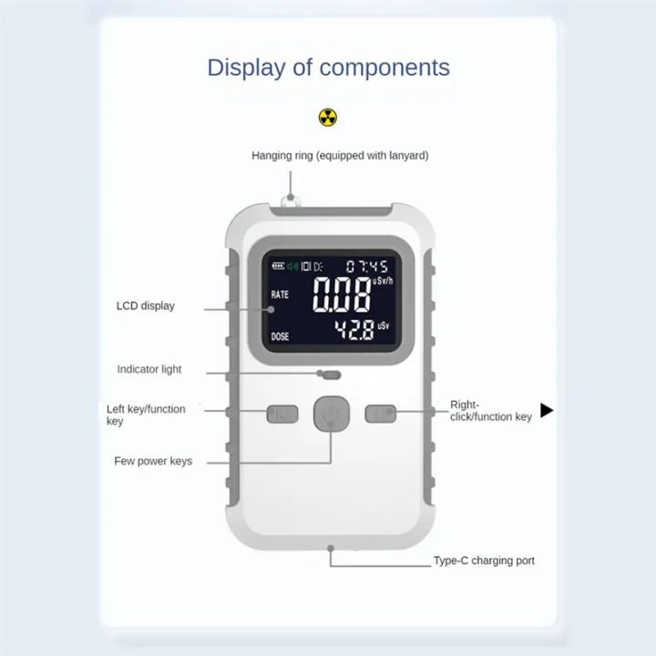Nuclear%20Radiation%20Detector%20-%20Radiation%20Dosimeter%20with%20LCD%20Display,Beta%20Gamma%20X-Ray%20Rechargeable%20Radiation%20Monitor%20Meter%20Easy%20to%20Use%20-%20Image%202