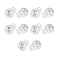 Plastic Toggle Spring Stop Single Hole String Cord Locks 10 Pcs. 
