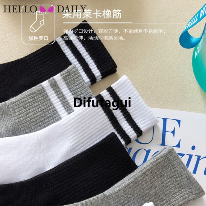 Difutagui%20Men%20Socks%20Solid%20Striped%20Black%20White%20Socks%20Unisex%20Street%20Striped%20Fifty%20percent%20discount%20Mid%20Tube%20Breathable%20Sports%20Socks%20Quick%20Drying%20Casual%20Sock%20-%20Image%203