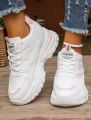Ladies Korean Heel Sneakers Shoes. 