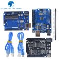 UNO R3 Development Board ATMEGA328P CH340 / ATEGA16U2 Compatible For Arduino with Cable R3/R4 UNO Proto Shield Expansion Board. 