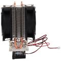 fasdaga 2X 12V 6A Thermoelectric Peltier Semiconductor Cooler Refrigeration Cooling System Kit Cooler Fan for Air Cooling. 