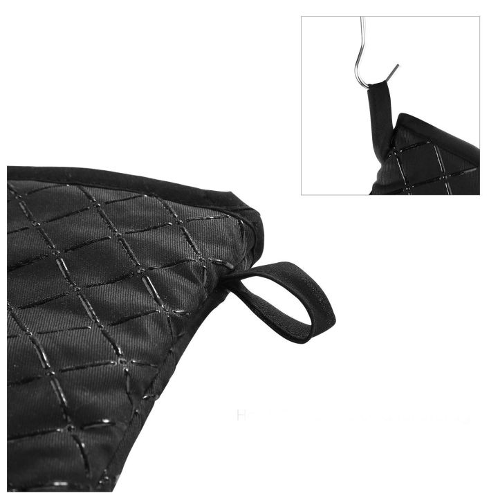 NAMUNY%20Oven%20Gloves%20Non-Slip%20Kitchen%20Oven%20Mitts%20Heat%20Resistant%20Cooking%20Gloves%20for%20Cooking,%20Baking,%20Barbecue%20Potholder,%20Black,%201%20Pair%20-%20Image%202