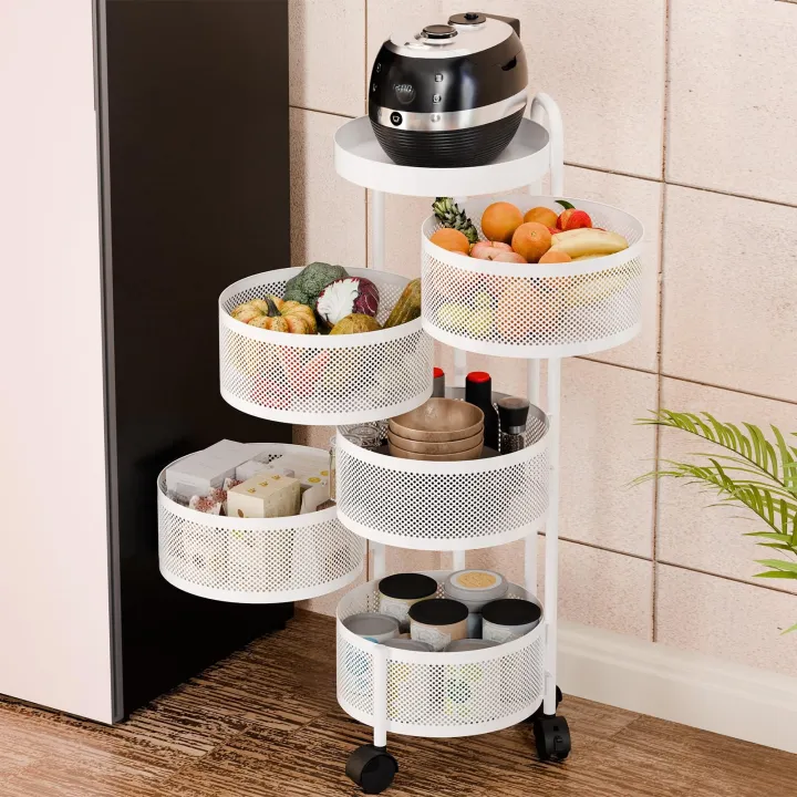 Kitchen%20Vegetable%20Shelving%20Multi-layer%20Floor%20Round%20Rotating%20Vegetable%20Basket%20Fruit%20Storage%20Basket%20For%20Household%20Items(Circle)%20-%20Image%204