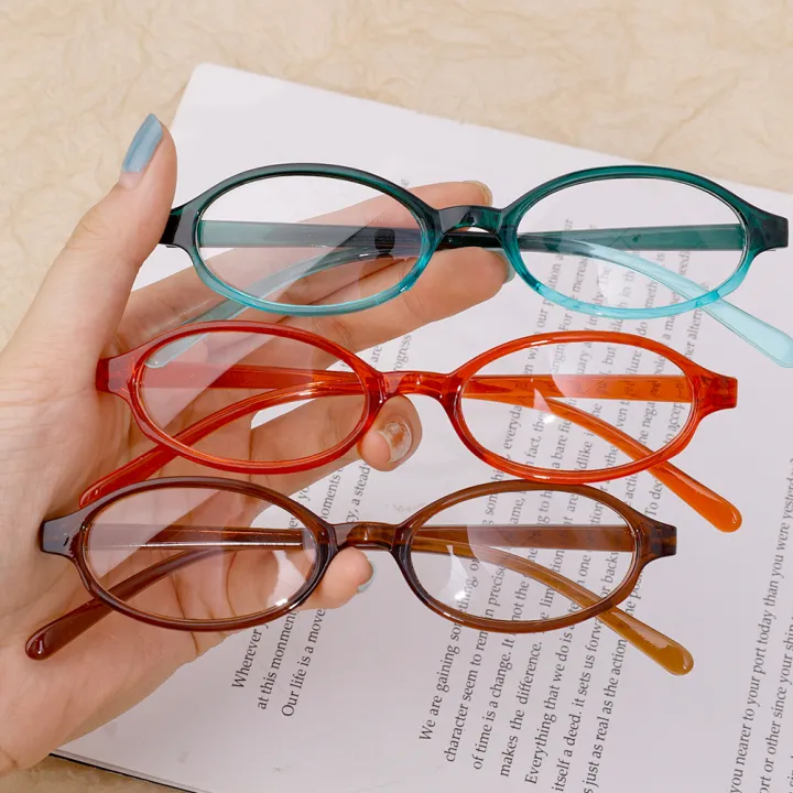 Vintage%20Small%20Frame%20Oval%20Gradient%20Glasses%20Frame%20Plain%20Flat%20Glasses%20Myopia%20Concave%20Shape%20Woman%20-%20Image%205