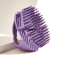 Difutagui Hair Comb Shampoo Scrubber Washing Magic Demelant Brush Silicone Portable Bristles Clean Hairbrush Scalp Massager Barber Hair Accessories. 