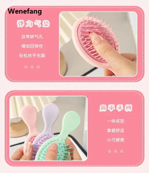 Wenefang%201%20Pcs%20Mini%20Soft%20Bristles%20For%20Women%20Baby%20Girls%20Kids%20Wet%20Hair%202025%20Brush%20Hair%20Combs%20Small%20Pocket%20Travel%20Hair%20Brush%20Combs%20-%20Image%205