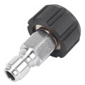 ARELENE Pressure Washer Twist Connect M22 14mm X 3/8 inch Quick Disconnect Plug High Pressure B Fitting Quick Coupler Nipple, 5000 PSI, TWIS281. 