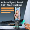 AI Auto Face Tracking Gimbal Phone Holder 360° Rotation for TikTok, Vlogging & Live Streaming. 