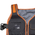 Safety Work Vest Tool Vest Maintenance Multi-Pocket Vest Oxford Cloth Work Vest with Multi-Pockets Tool Holders. 