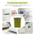 Kitchen Home Trash Can with Removable Airtight Lid Green. 