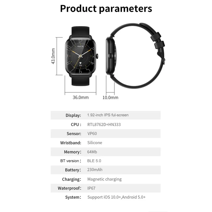 KT65%20Smart%20Bracelet%20Sports%20Watch%201.92%20Inch%20TFT%20FullTouch%20Screen%20Fitness%20Tracker%20-%20Image%205