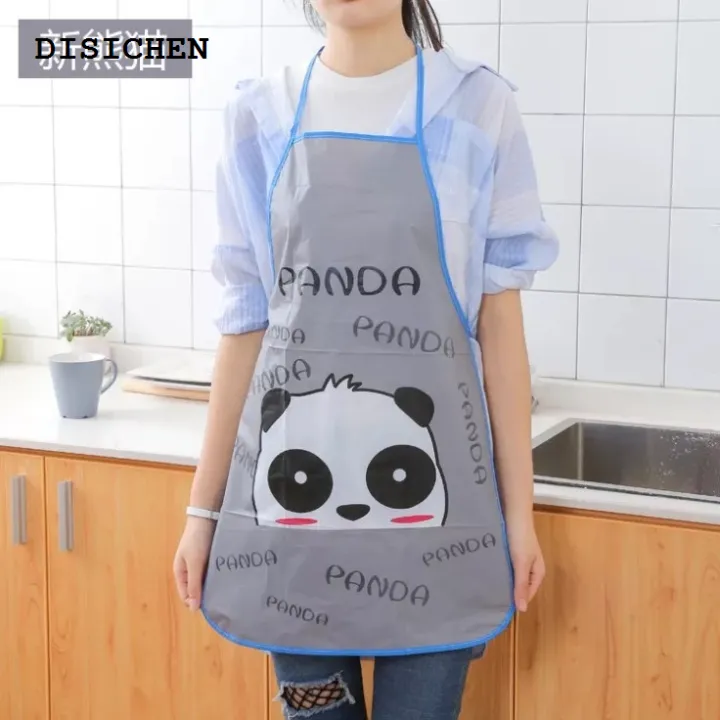 DISICHEN%202025%20New%20Panda%20Kids%20Aprons%20Waterproof%2050*70cm%20BBQ%20Bib%20Apron%20For%20Women's%20Kitchen%20Apron%20Cooking%20Baking%20Restaurant%20Workwear%20Cleaning%20Tools%20-%20Image%208