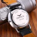 Wenefang ONOLA simple Ultrathin quartz watch men classic luxury brand leather/nylon 2025 New male watch casual dress waterproof Relogio Masculino. 