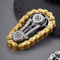 Creative Chains Gear Fingertip Gyro Mechanical Gyroscope Fingertip Sprocket Hand Spinner Chain Gear Spinning Top Metal Wheel Gear Chain Gyroscope Adult. 