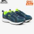 Slazenger Navy/Green Running Shoes For Men SLR10515. 