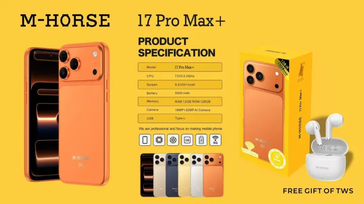 M-Horse%2017Pro%20Max+%2012/128%20with%20free%20Earbuds%20-%20Image%202