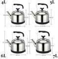 Electric Kettle BPA-Free Stainless Steel Ergonomic Single Handle Household Large Capacity Automatic Power Off Fast Boil Water Heat Preservation Teapot, 6L. 