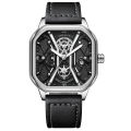 【versatile style】【Very good-looking】New multifunction men's watch from Swiss brand with super bright LED backlight quartz movement. 