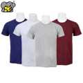 Shangrila Pack Of Four Solid T-Shirt For Men-(Grey/Maroon/White/Navy) - Fashion | T-Shirts For Men | Men's Wear | Printed T-Shirts |. 