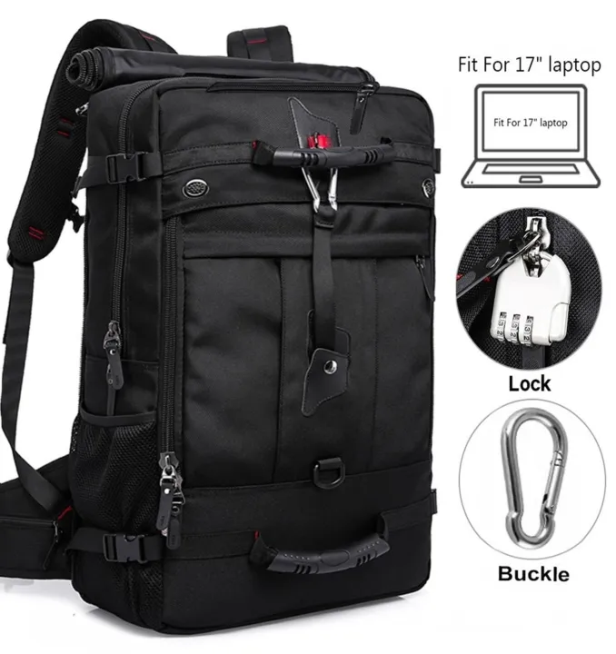 Bag%20Travel%20Carry-on%20Superior%20Quality%20Multifunctional%20KAKA%20Convertible%20Duffle%20Durable%20Backpack%20-%20Image%202