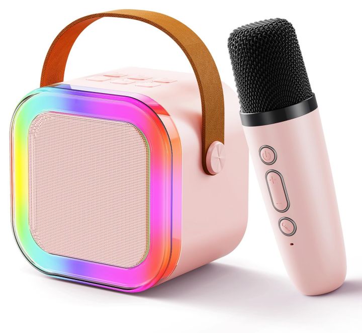 Bluetooth%20Speaker%20With%20K12%20Karoake/Karaoke%20Single%20And%20Double%20Mic%20Children%20Singing%20Bluetooth%20Speaker%20(Color%20May%20Vary)%20-%20Image%202