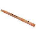 Brown E Scale Bamboo Wood Flute 17 Inches. 