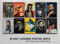 Eminem Tupac Snoopdog Yama Buddha hiphop artist posters 10pcs. 