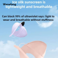 Wenefang Vinyl Mask Sunscreen Mask Summer Ice Silk Sunshade Full Face 2025 Face Kini Female Anti-ultraviolet Outdoor Cycling Hat Brims. 