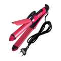 Nova 2-in-1 Hair Straightener and Curler , Hair Iron- Pink. 