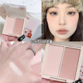 MYHO two-color comprehensive palette contouring natural and versatile three-dimensional matte blush, body color, girly young girl makeup blush. 
