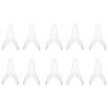 10Pcs Acrylic Coin Display Stand Holder Small Coins Easel Holder for Card Collectable Capsule Medal Racks. 