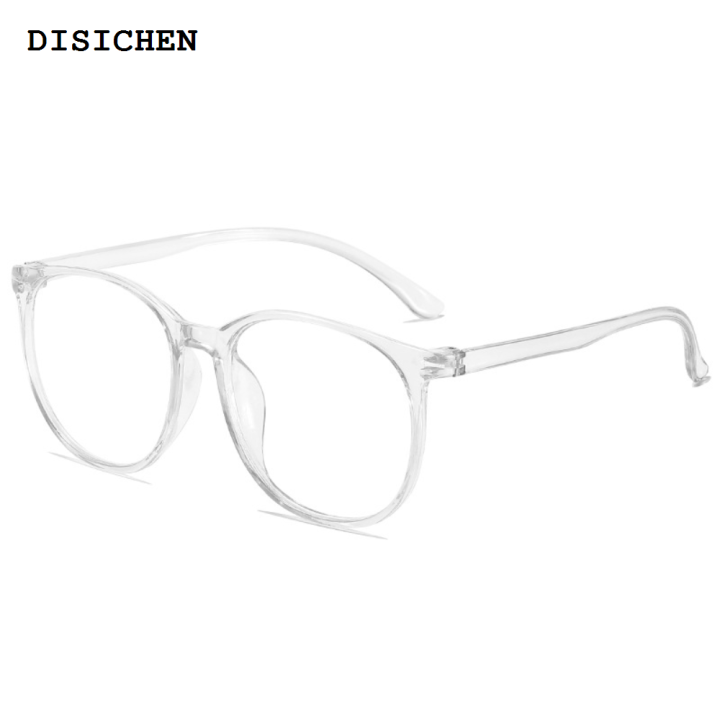 DISICHEN%20Profesional%20Transparent%20Large%20Frame%20Computer%20Glasses%20Women%20Round%20Anti%20Blue%20Light%20Optical%20Spectacle%20Flat%20Lens%20Eye%20Protection%20Plain%20Glasses%20-%20Image%204