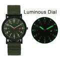 Creative Luminous Dial Wristwatches Outdoor Casual Quartz Watch Nylon Strap Sports Watch. 