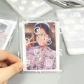 50Pcs/pack Transparent Self-adhesive Opp Bag Photo Cards Protective Storage Bag YANXING. 