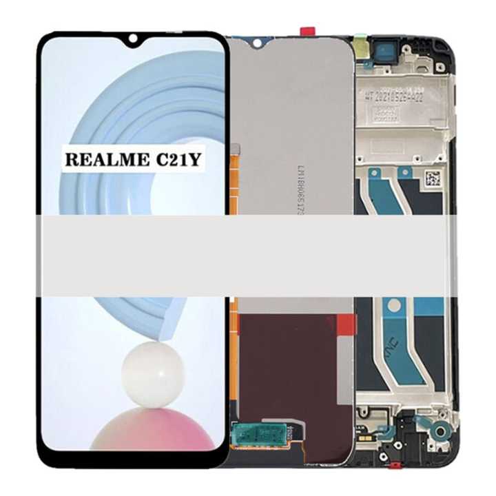 100% Tested For Realme C21Y LCD High Quality Display Touch Screen Digitizer Assembly Replacement Parts For Realme C21Y Display With Free Tools