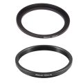 Camera 52mm Lens to 58mm Accessory Step Up Adapter Ring with 55mm-52mm 55mm to 52mm Black Ring Adapter. 