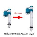 Universal Toilet Parts Toilet Inlet Shaft Float Valve Repair Toilet Fill Valve Accessories Replacement Kits Water Tank Filling Valve. 