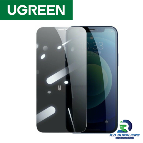 UGREEN Privacy Screen Protector with Precise-Align Applicator for iPhone 12 Pro Max 6.7-inch (1-Pack)