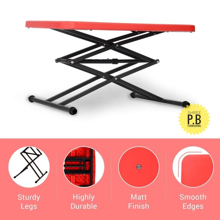 Supreme%20Scissor%20Height%20Adjustable%20Rectangular%20Multi%20-%20Purpose%20Contemporary%20Plastic%20Folding%20Table%20-%20Image%206