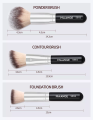 MAANGE 3 Pcs Basic Makeup Brush Set. 