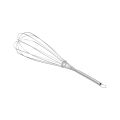 Pure Stainless Steel Mini Whisk | Chrome/ Multipurpose Kitchen Whisks | Super Cute Small Whisk. 