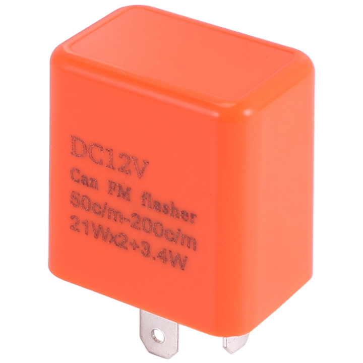 2 Pin Motorcycle Speed Adjustable LED Turn Signal Indicator Flasher ...