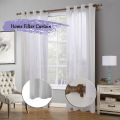 Colorful lifeHome Raine Light Filtering Bedroom Window Curtain Panel Solid Color Screen. 