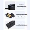 Durable Black LED Clip Light USB Rechargeable Portable Music Stand Light With 18 Lights Music Sheet Lamp Bedroom. 
