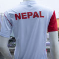 Nepal Flag Printed Half Jersey T-Shirt For Men. 