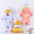 Hooded Winter Warm Romper for Baby Bodysuit. 