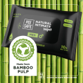 Pee Safe Biodegradable Intimate Wipes for Men - Pack of 4 ( 40 Wipes). 