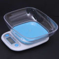 Electronic Kitchen Scale With Tray Digital 5Kg Weight Scale LCD Kitchen Weight Scale Machine  Weighing Scale Bowl Scale 5kg / 1g Digital Kitchen Scale (Multi Color). 
